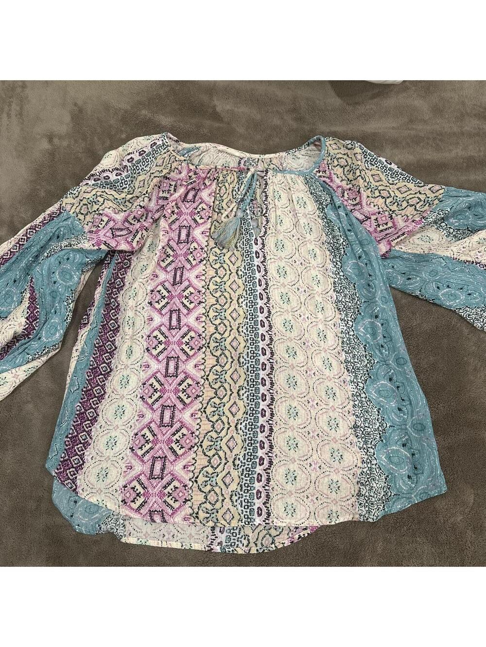 Women's Multi and Blue Blous